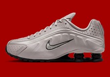 Nike Shox R4 College Grey Flat Pewter Black IH0265-009 sz 9 Men's