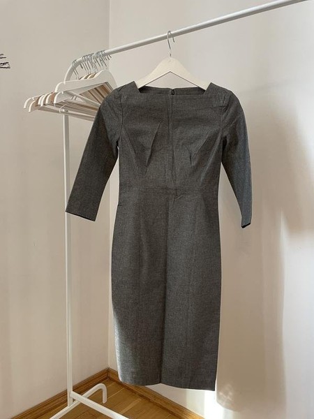 Women Banana Republic Dress Grey 34 / XS / 42