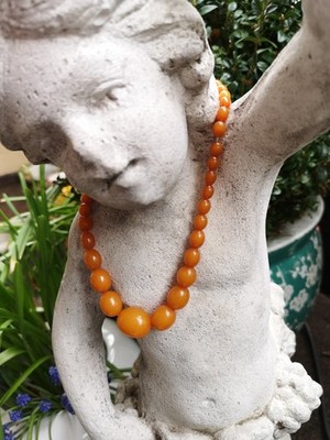 Bernstein Kette Butterscotch 19g 