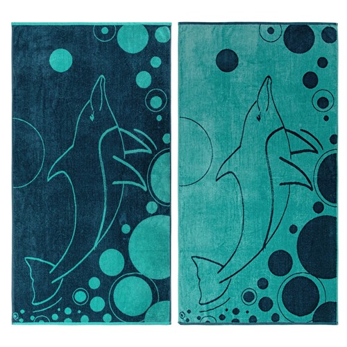 450GSM Beach Oversized Egyptian Cotton, Beach Towel, 34” x 64” Nautical Navy ...