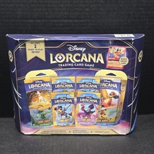 Disney Lorcana TCG, 2 Ready-to-Play Decks  4 Additional Booster  1 Promo Card