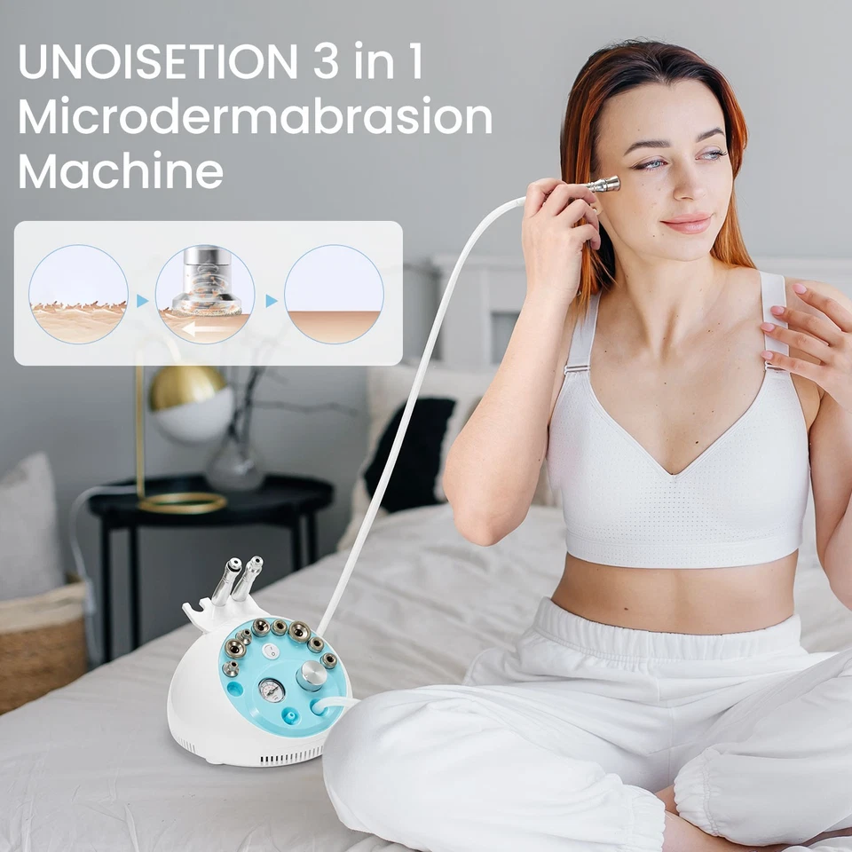 Máquina de cuidados com a pele 3 em 1 para remoção de cravos a vácuo de microdermoabrasão dermoabrasão - Imagem 4 de 4