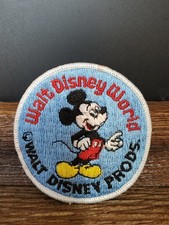 Vintage Walt Disney World Mickey Mouse Sew-On Patch Walt Disney Prods