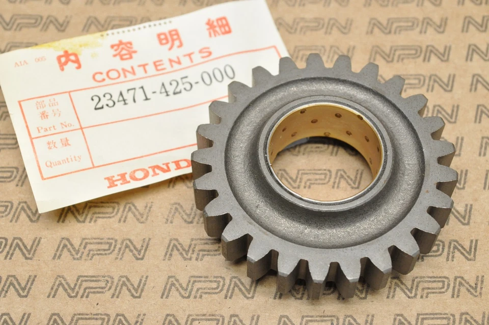 Nuevo de Lote Antiguo Honda CB750 F CB750K CB750L Eje Principal Cuarta Cuarta Marcha 25T 23471-425-000 Foto 3 de 3