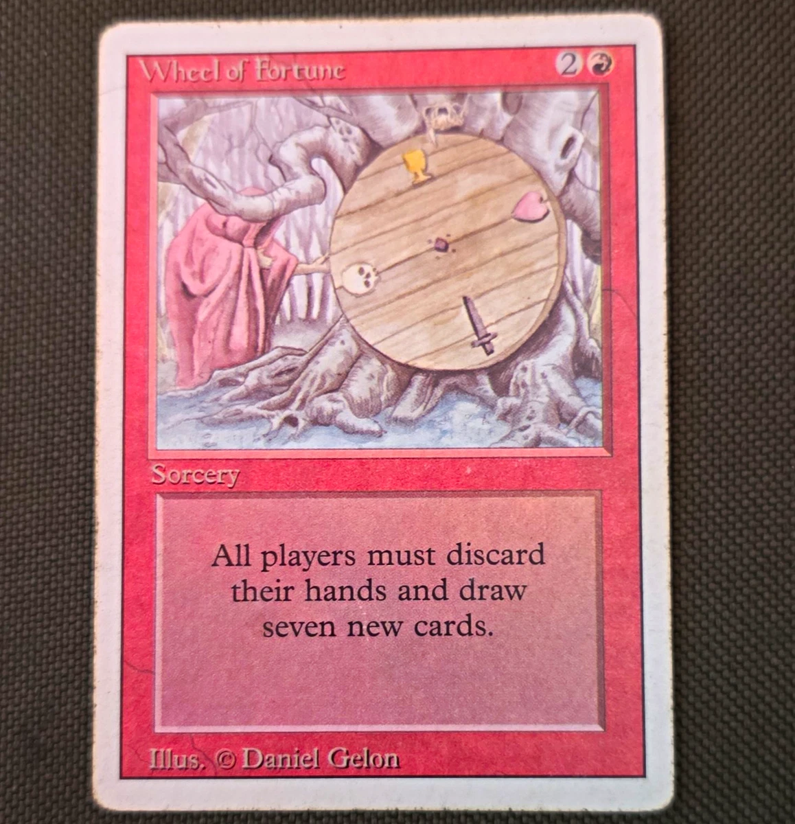 Wheel Of Fortune In Individual Magic: The Gathering Cards for sale