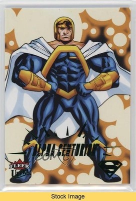 2026 Fleer Ultra Superman Green Alpha Centurion #1 READ 4et