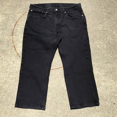 Levi's 559 Fading Black Denim Jeans Mens Size 36 x 22.5 Short