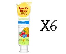 Burt's Bees Kid's Toothpaste Fluoride Free Fruit Fusion 95 mL x 6 Canada