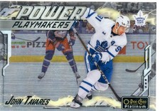 2024-25 OPC PLATINUM POWER PLAYMAKERS PM-3 JOHN TAVARES NEAR MINT CONDITION