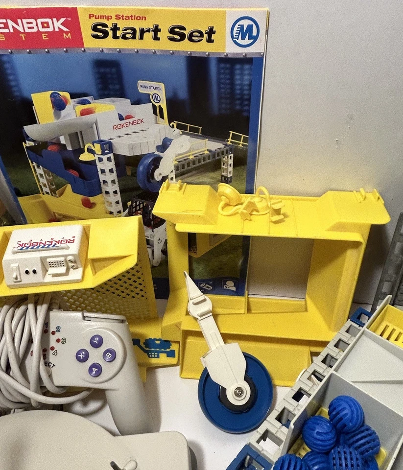 Vintage ROKENBOK SYSTEM (#33105) PUMP STATION START SET TESTED MISSING ONE PIECE - Image 4 of 4