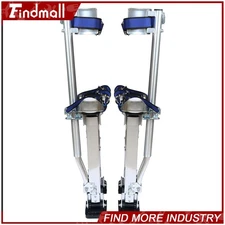 Findmall 18-30Inch Adjustable Aluminum Alloy Stilts Drywall Stilts Painters Tool