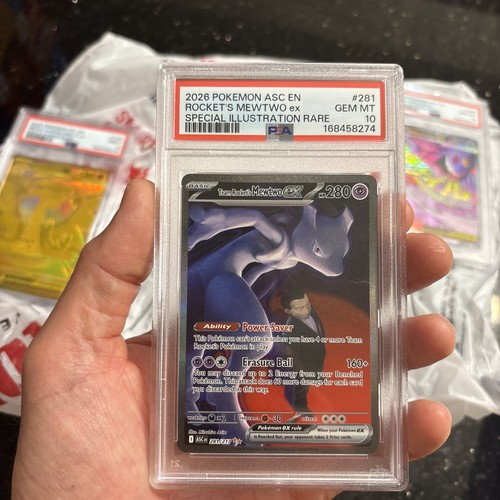Team Rocket's Mewtwo ex graded PSA 10 for sale on eBay