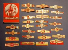 Zigarrenringe, Zigarren-Banderolen, Bauchbinden, um 1970