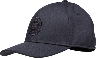 Canada Goose Tonal Embroidered Disc Low Profile Cap Unisex M-L Black