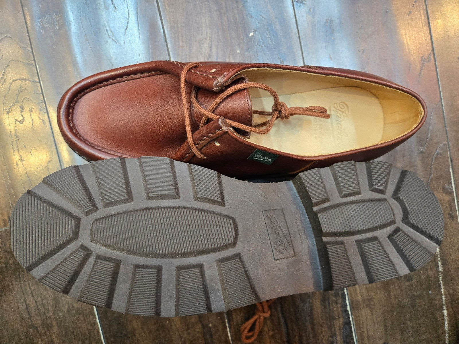 Paraboot Michael/Marche II Marron-Lis Marron New with Box image 3