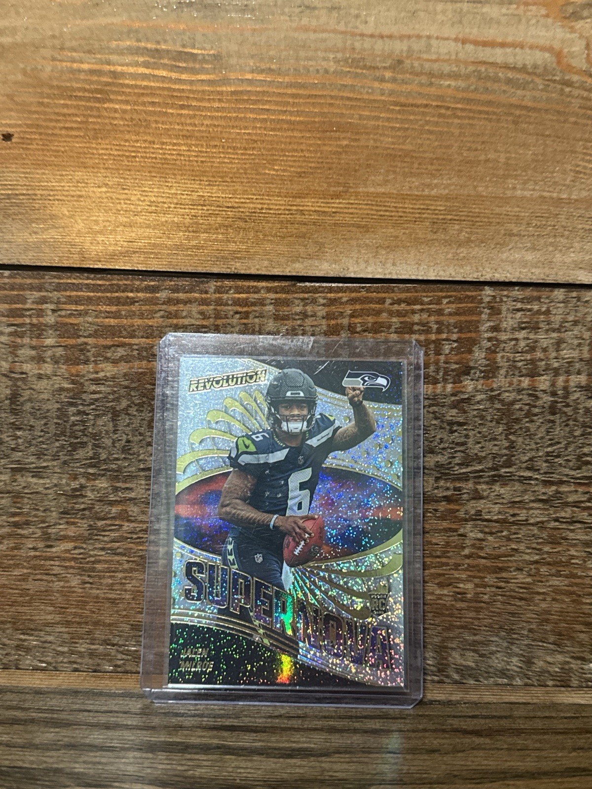 2025 Panini Revolution - Jalen Milroe Rookie Neutron Supernova 01/30 First (RC)