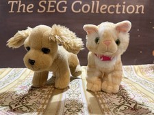 Our Generation OG Poseable Cat Dog Plush Lot Of 2 For 18" Dolls