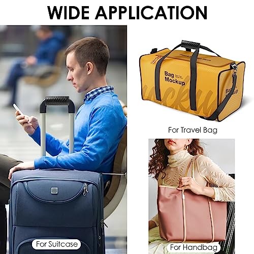 Leather Luggage Handle Wraps for Suitcase, 2 Pack Luggage Handle Cover - Picture 5 of 6