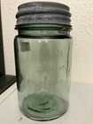 -Atlas- Strong Shoulder Mason Fruit Jar Nice Green Vintage — photo 4