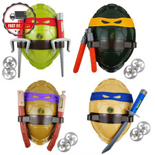 Boys Teenage Ninja Turtles Party Costume Back Shell Mask Cosplay Props Toys&2025