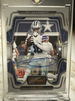 2022 Panini Playbook - CeeDee Lamb #90 Signatures Auto /99 (AU)