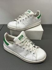 Adidas Stan Smith Tenis Zapatos Blanco con Verde Mujer 4.5