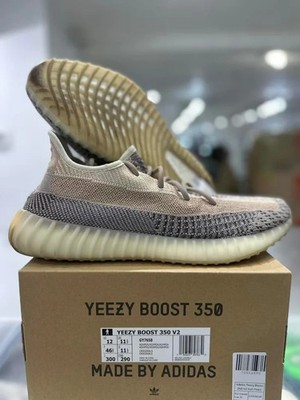 Used Adidas Yeezy Boost 350 V2 Ash Pearl 39XOFK36ISGR Size 12 SHIPS FAST