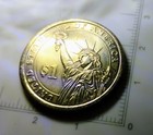 GEORGE WASHINGTON 2007-P $1 COIN MISSING EDGE LETTERING RARE. "M07P" — photo 2