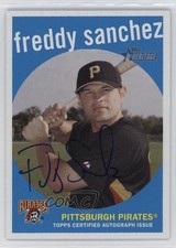 2008 Topps Heritage Real One Auto Freddy Sanchez #ROA-FS Auto e6p