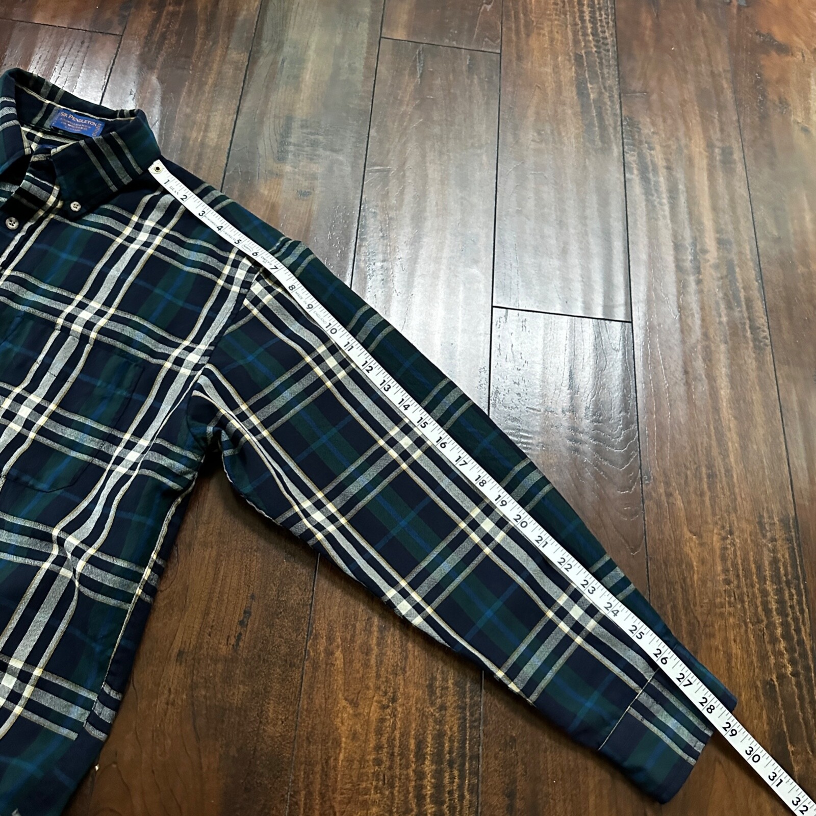 Pendleton Fireside Shirt Sir Pendleton Plaid Wool… - image 6