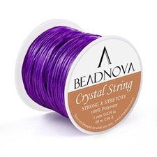 196Ft 1mm Elastic Stretch Crystal String Cord for Jewelry Making Bracelet