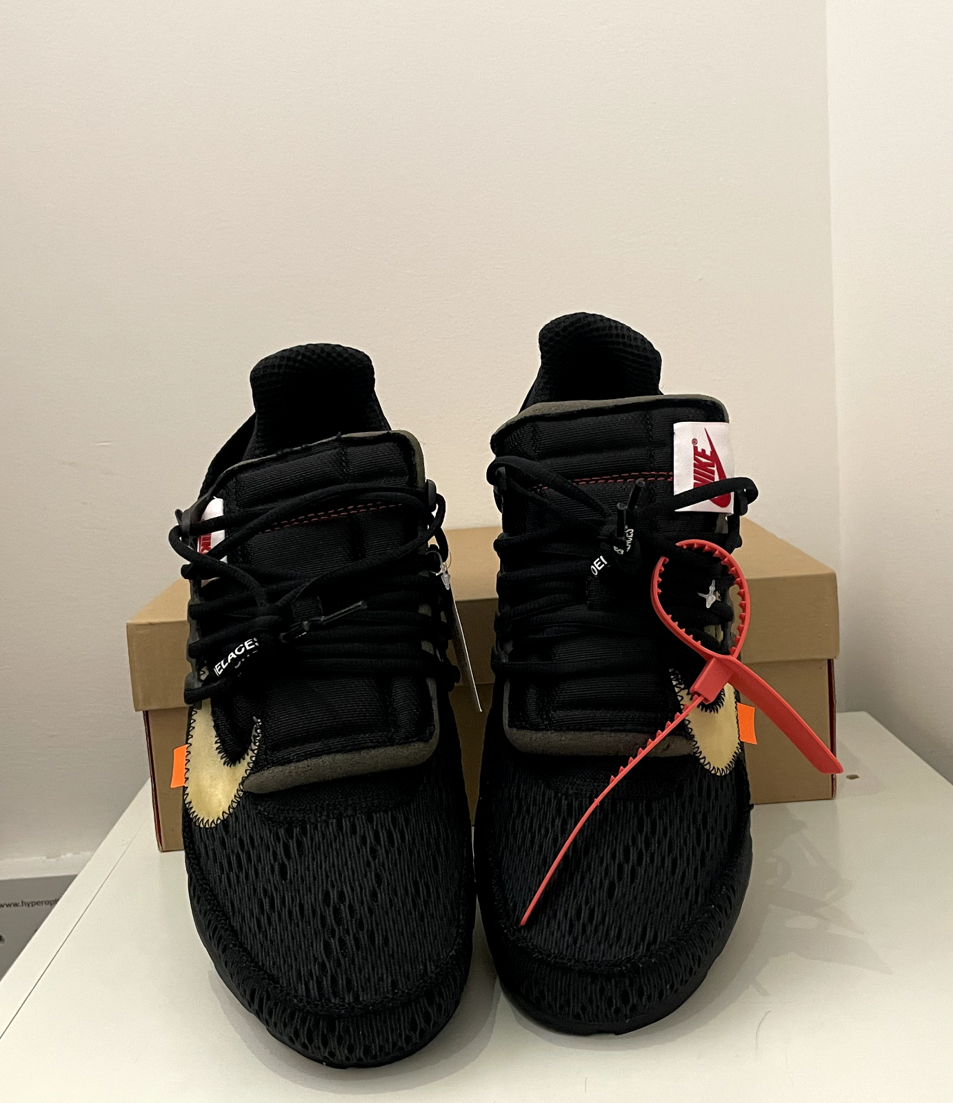 OFF WHITE X NIKE Nike x Off White Air Presto "Black" taglia US 11 UK 10 AA3830 002 The Ten Real