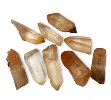 Tangerine Quartz Crystal Points Brazil 60.3 grams