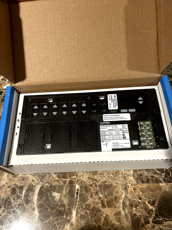 Lutron Grafik Eye QSGRJ6P 6 Zone Wireless Scene Controller Black eBay