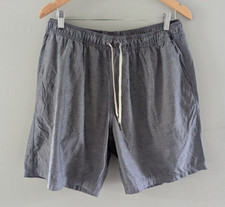 Fair Harbor Shorts Mens XL Blue Lined Trunks Swim Stretch Drawstring Pockets