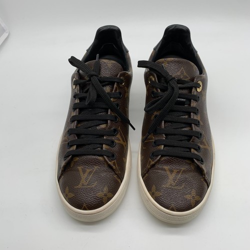 Louis Vuitton FrontRow Trainer EU 36.5 UK 3.5 4 VGC sneakers monogram flat - Picture 5 of 16