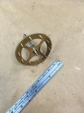 HERSCHEDE 1960'S 9 NINE TUBE CLOCK MOVEMENT STRIKE TRAIN LIFTING PIN WHEEL GEAR 