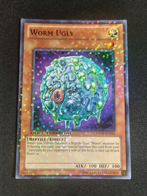 yugioh ugly cards Yu-Gi-Oh! Worm Ugly DT03-EN031 Common Duel Terminal 3 LP