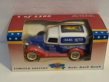 BABE RUTH LIMITED EDITION BANK BY SPEC CAST WHITE ROSE COLLECTIBLES  1994 NEW