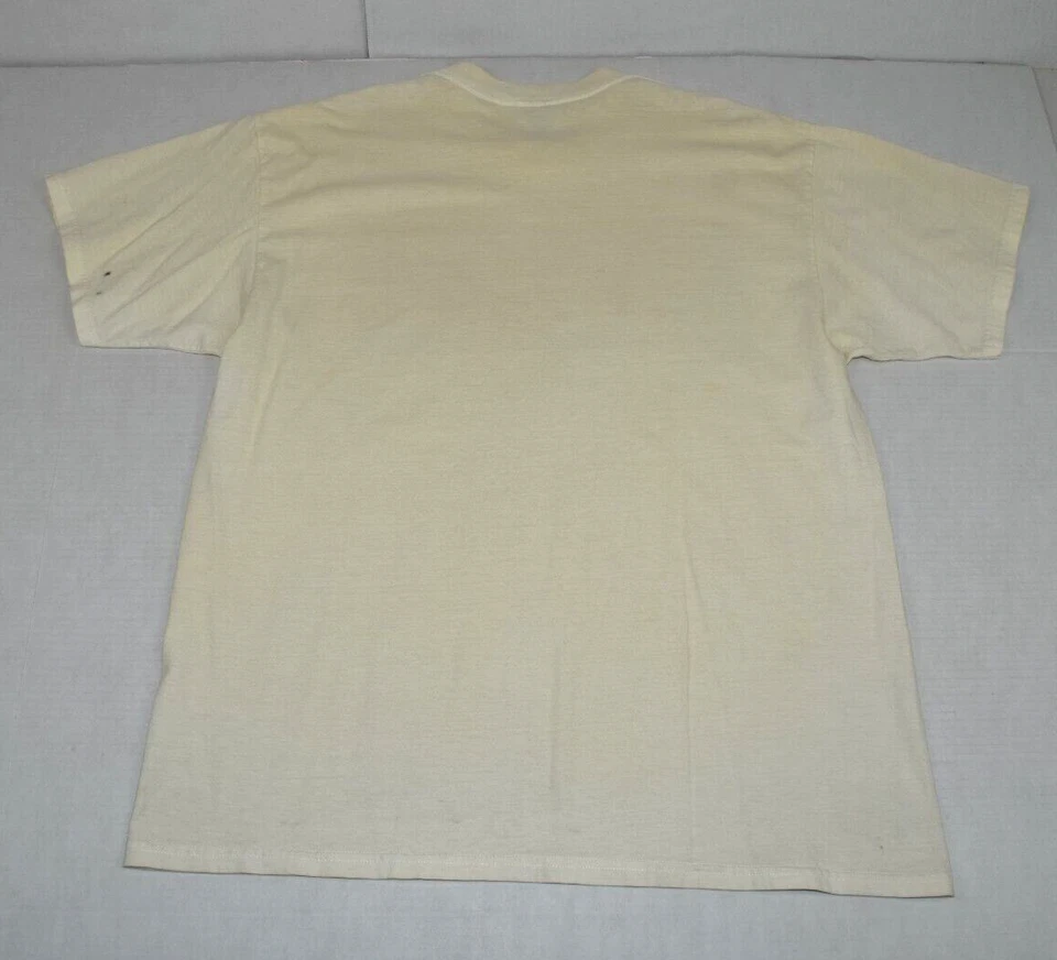 Vintage College T-Shirt Nike Size L 90s Ivory University of Arizona Basketball - Image 2 of 4