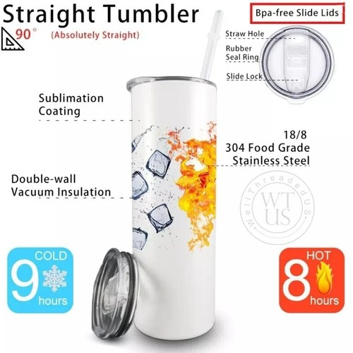 Watercolor Daisy Daisies Flower Flowers Spring 20Oz Tumbler Travel Mug Insulated - Picture 3 of 3