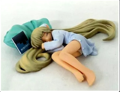 Kaiyodo Chobits Collection Figur Anime Ver. schlafendes Chi 6 ~ 8 cm Figur KL...
