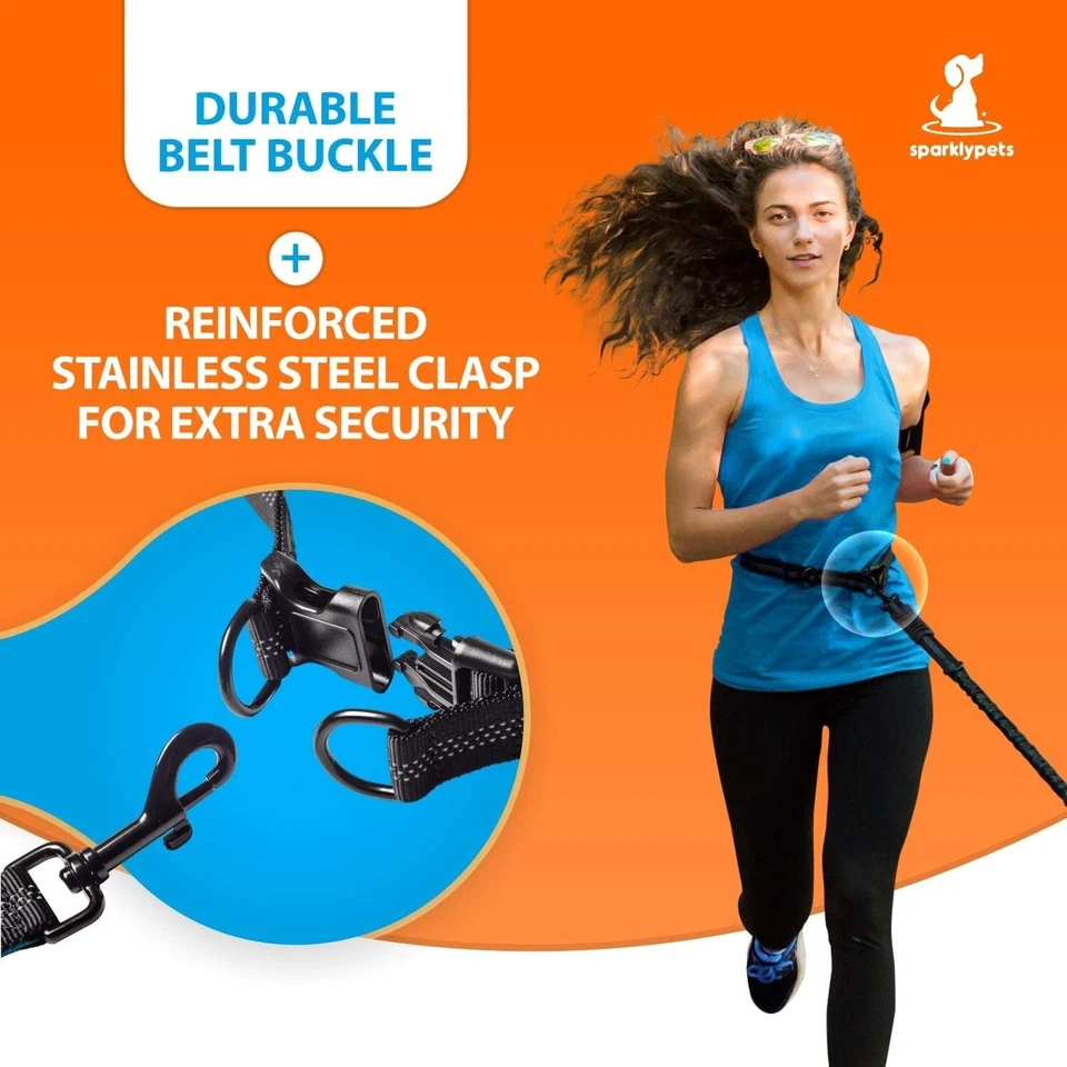 Dual Dog Leash No Tangle Coupler Nylon for Two Large Small Dogs Double-Head Rope - Image 2 of 4