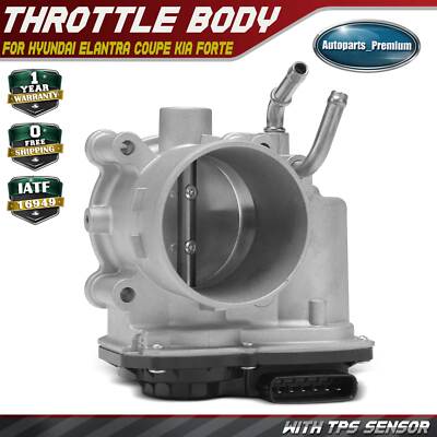 Fuel Injection Throttle Body w/ TPS Sensor for Hyundai Elantra Coupe Kia Forte