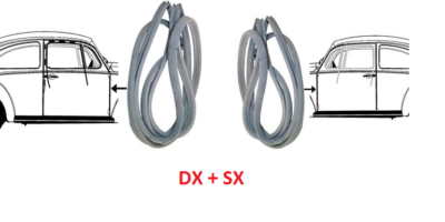 Junta De Puerta Para Volkswagen Escarabajo (T1) Y Maggiolone 1966-2003 – Izquierda Y Derecha, Marca JP Group