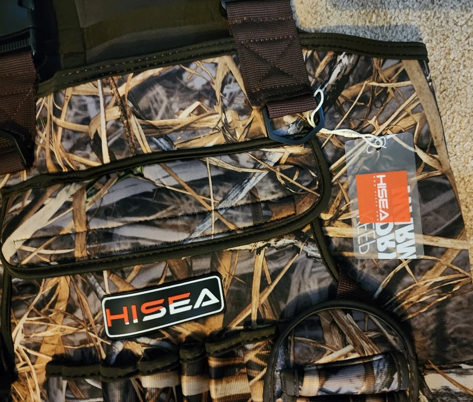 HISEA 600G Insulated Hunting Waders Rubber Boot Neoprene Chest Fishing SZ 7/40 - Image 2 of 4