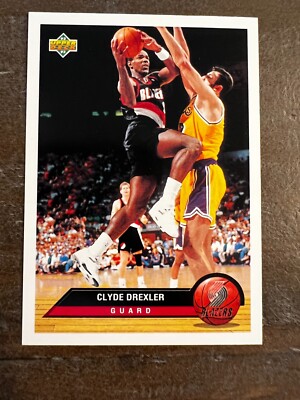 1993 Upper Deck NBA Basketball Card #P33 Clyde Drexler, Blazers (L5)