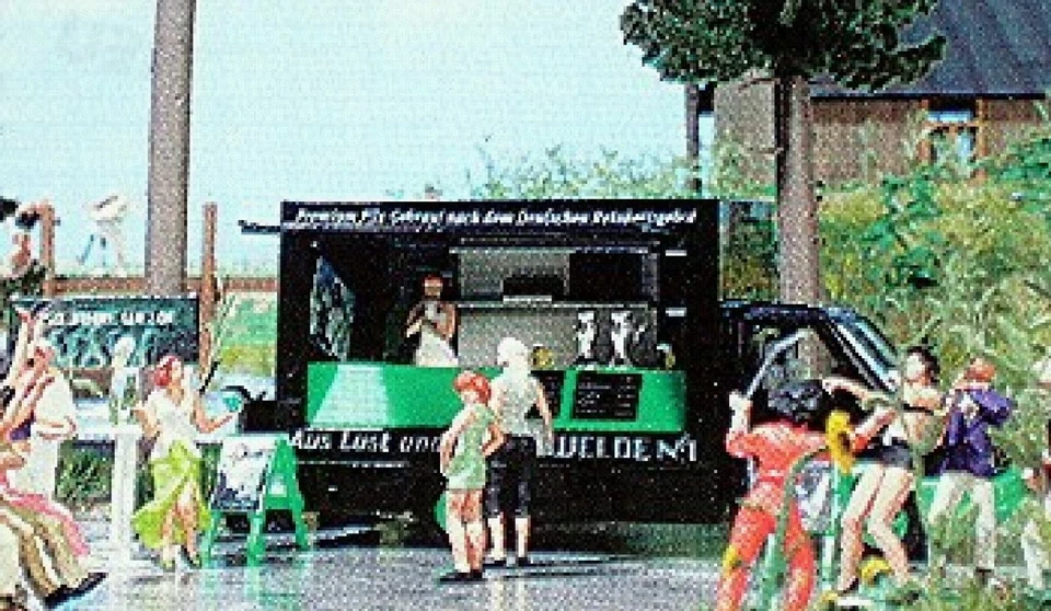 Iveco Quotidiano Welde No.1 Carrello Servizio Apribile con Accessori 1:87 Busch - Immagine 4 di 4