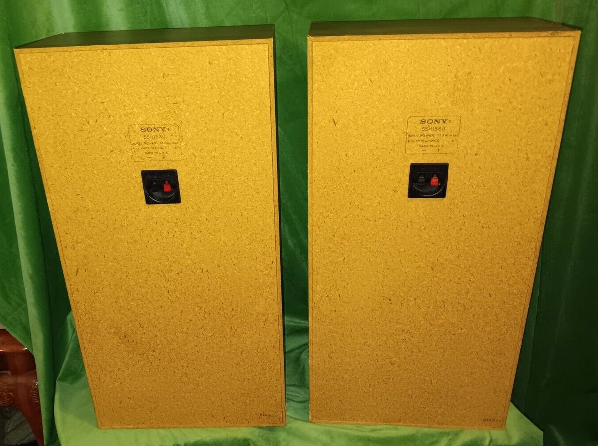 Pair Of SONY SS-U580 Vintage 10 Pair Of SONY SS-U580 Vintage 10