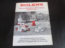 Bolens SUBURBAN RIDING MOWER ORBIT AIR MOWER MUSTANG TILLER BROCHURE VINTAGE